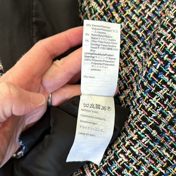 I.Crew multi-color boulce pencil skirt size 12 - Picture 4 of 5